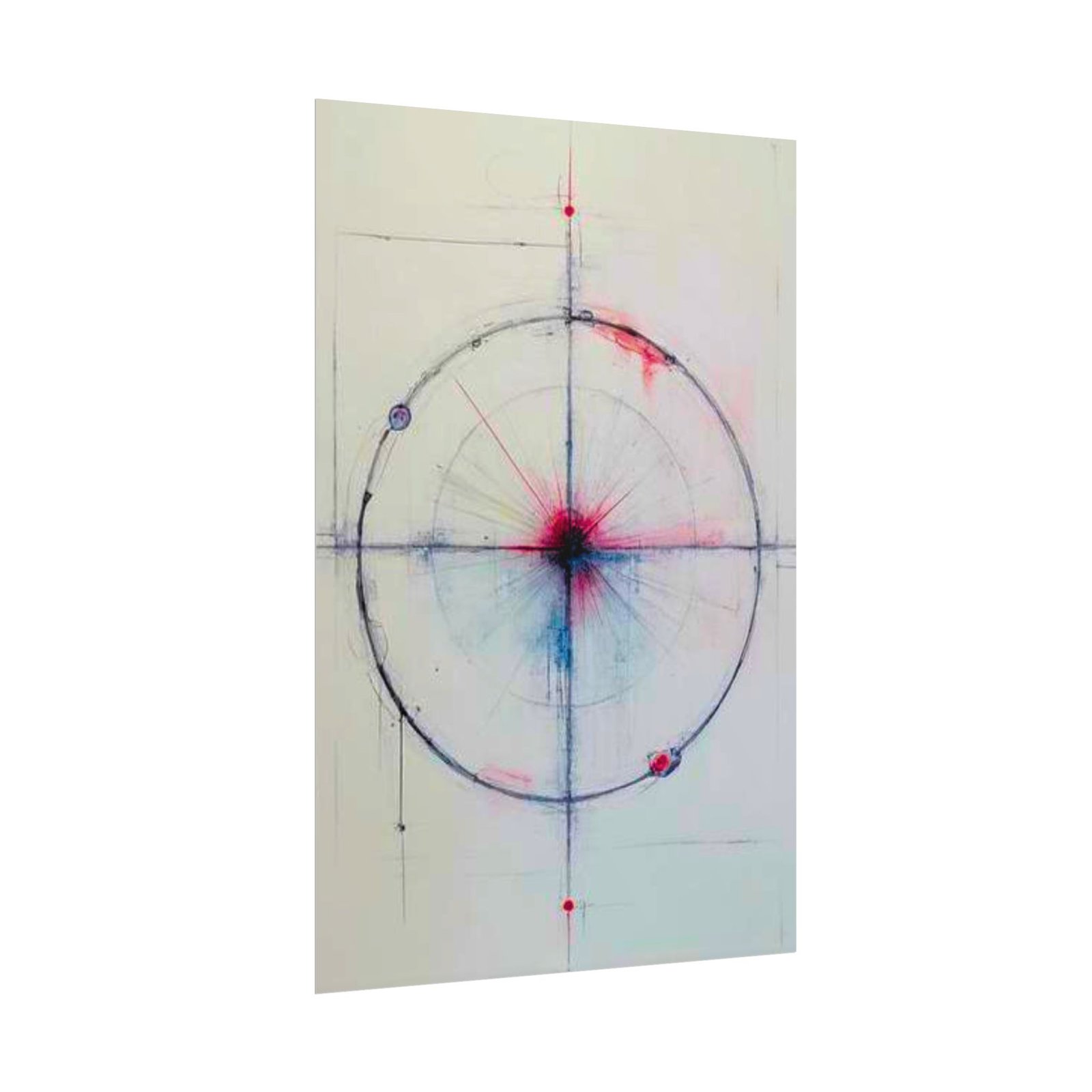 Abstract Celestial Target Rolled Poster - Image 4