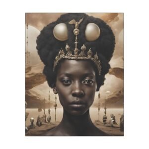 Black Celestial Princess, Matte Canvas 16x20"