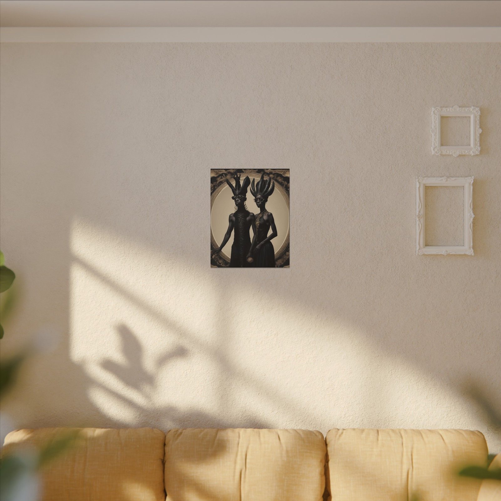 Black Celestial Royalty Portrait Canvas 16x20" - Image 3