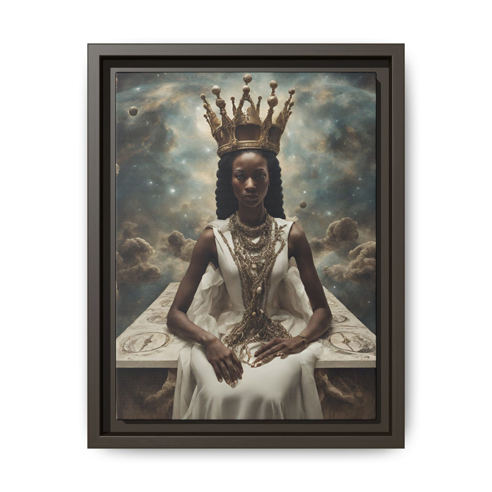 IS_0359 African Queen Matte Canvas FRAMED 9x12" - Image 5
