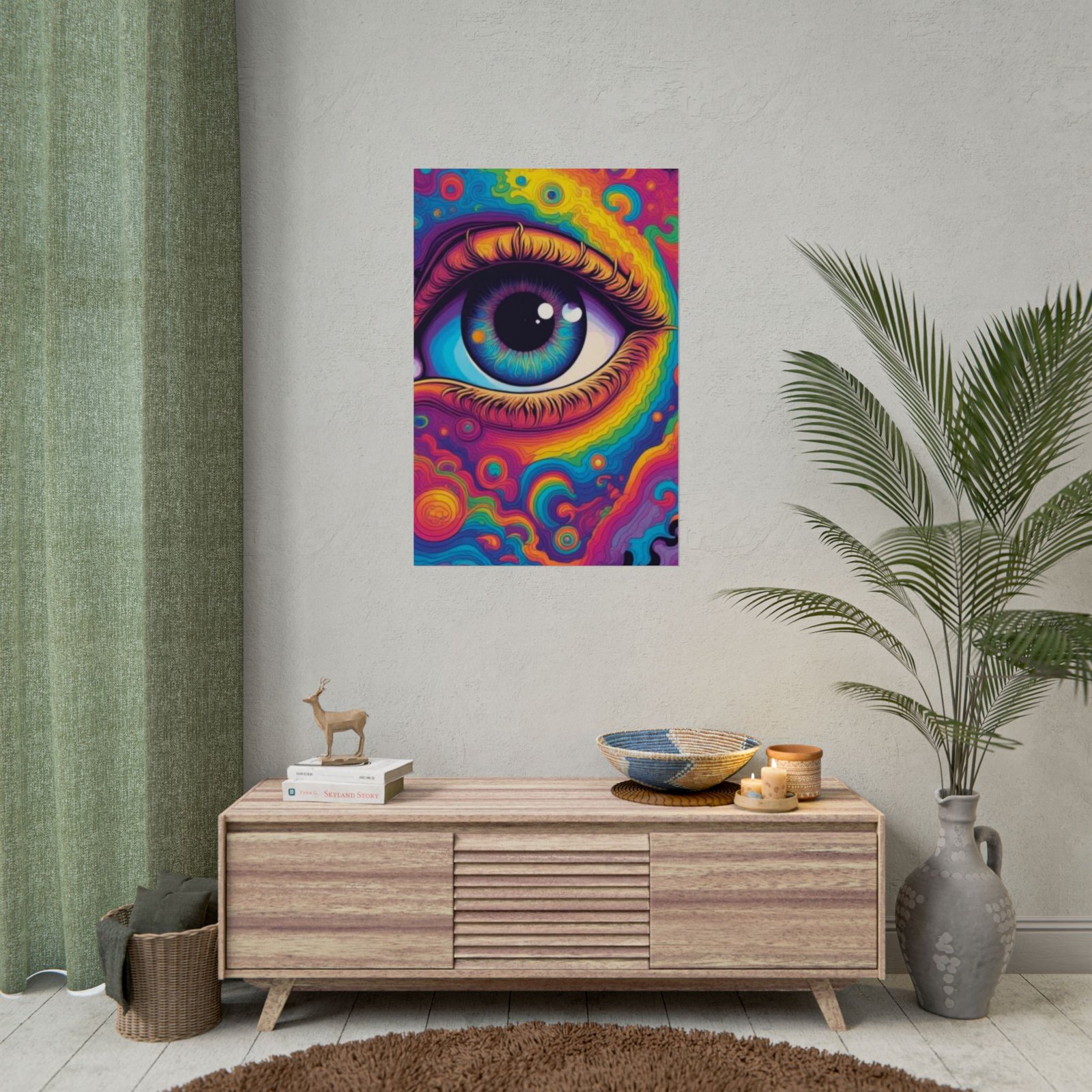 Psychedelic Eye Rolled Poster - Image 4