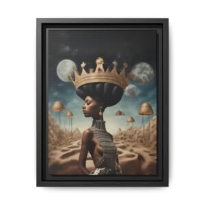 Surreal Desert Queen Matte Canvas Framed 9x12"