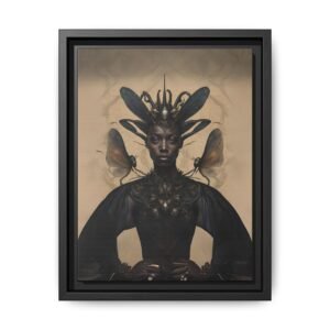 Regal Moth Queen Matte Canvas FRAMED 9X12"