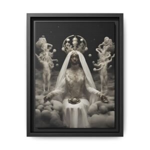 Surreal Oracle Goddess Matte Canvas Framed 9x12"
