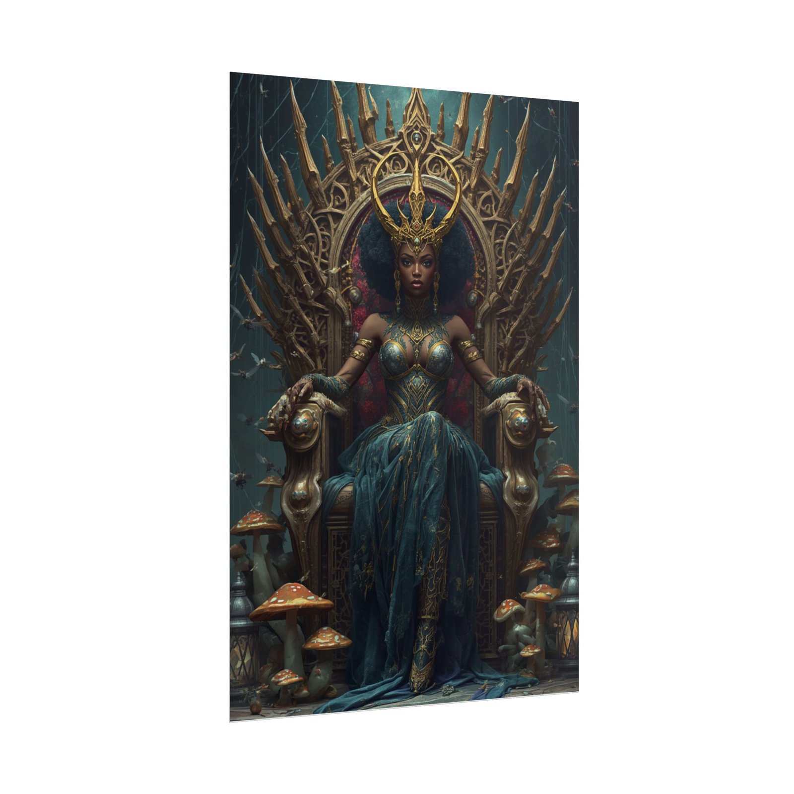 Afrofuturisim Dark Empress Roller Poster - Image 2