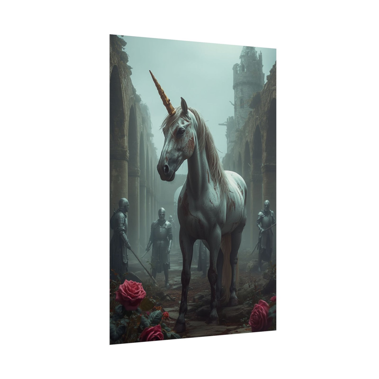 Fantasy Mystical Unicorn Rolled Poster - Image 2