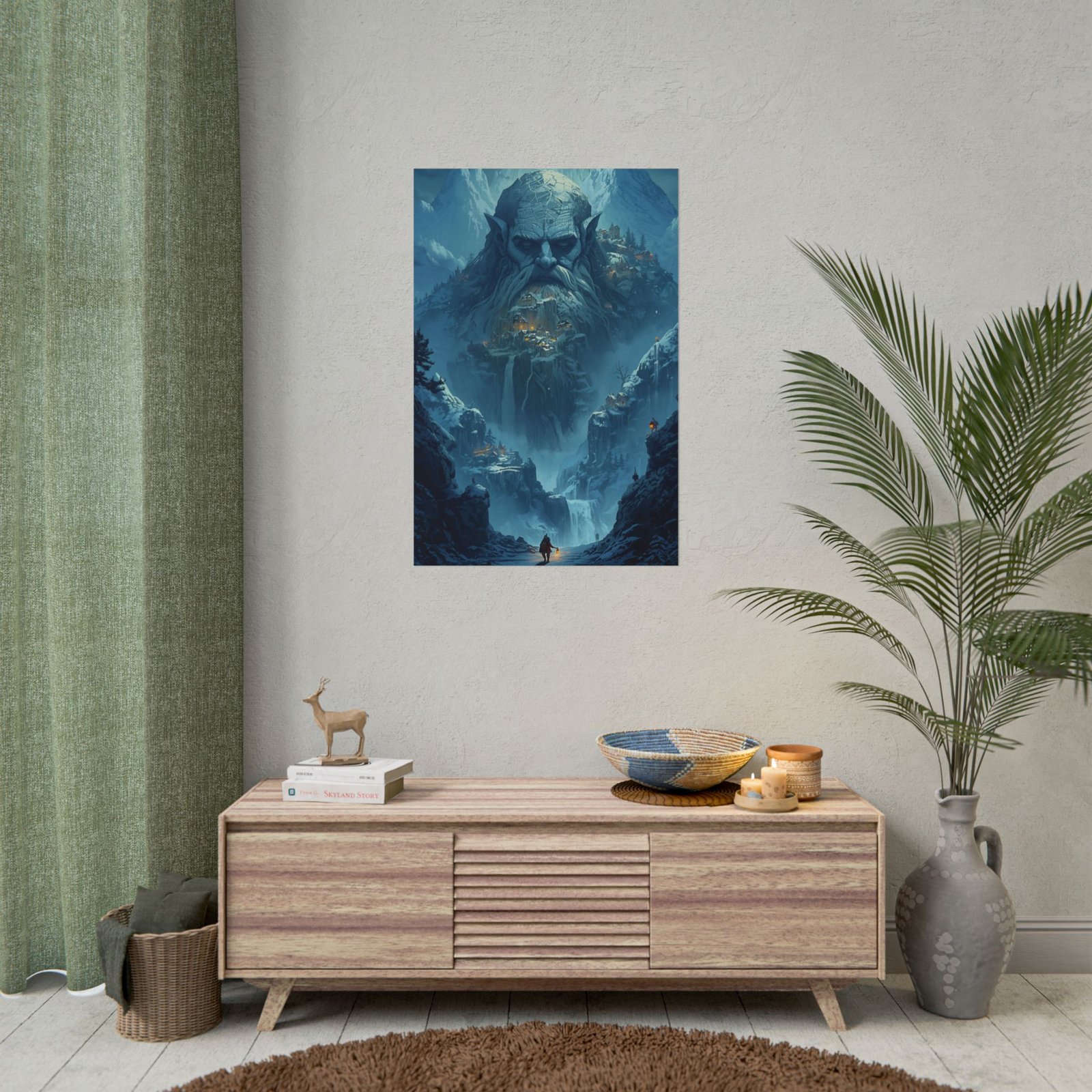 Giant Mountain Guardian Rolled Poster - Image 4