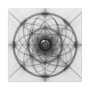 Sacred Geometry Orb Canvas 12x12"