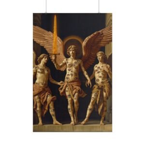 Classical Renaissance Angel Trio Rolled Poster