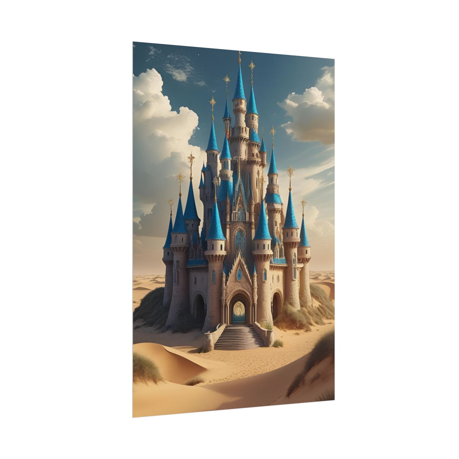Fantasy Desert Castle Rolled Poster - Image 2
