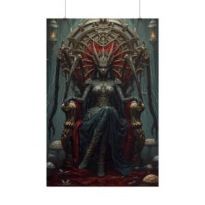 Afrofuturisim Gothic Queen Rolled Poster