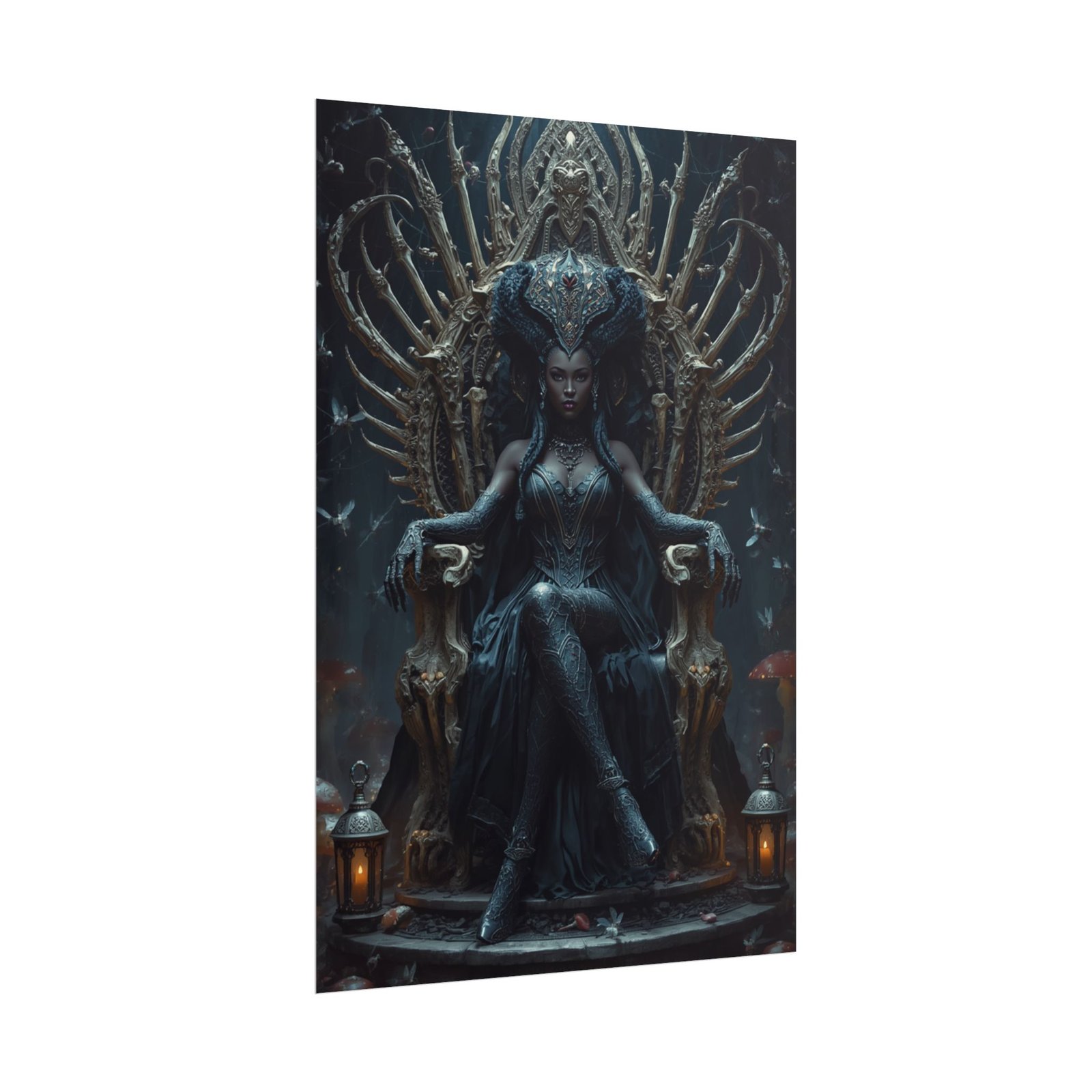 Afrofuturisim Gothic Goddess Rolled Poster - Image 2