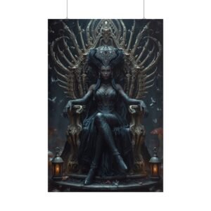 Afrofuturisim Gothic Goddess Rolled Poster