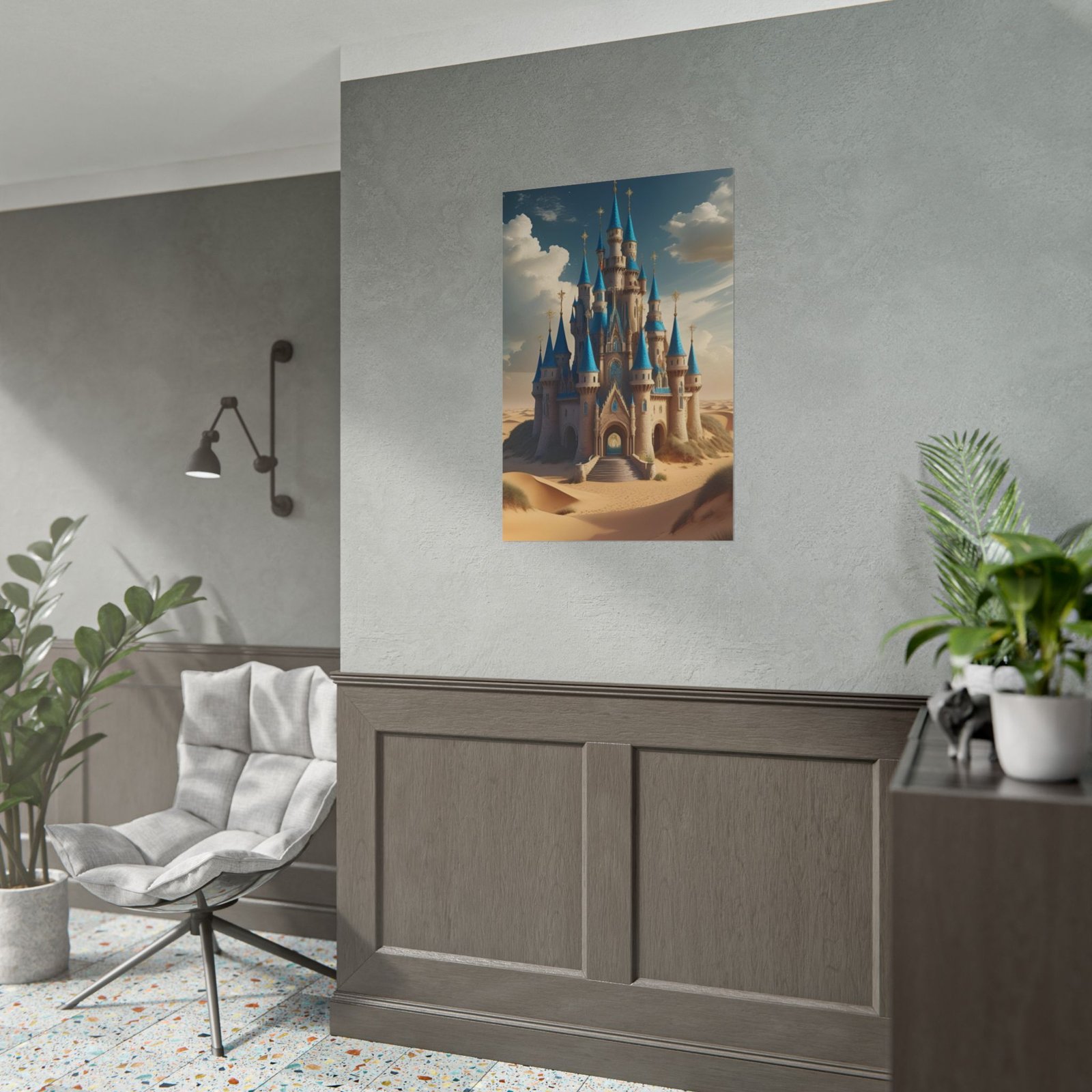 Fantasy Desert Castle Rolled Poster - Image 3