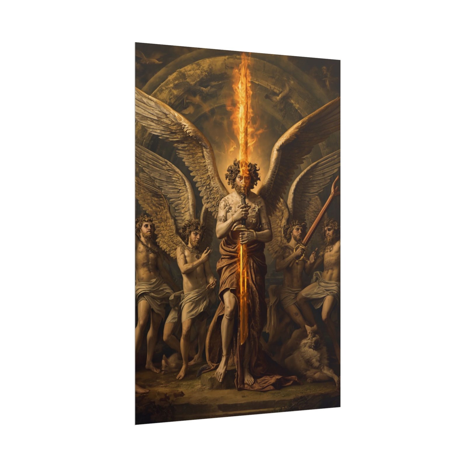 Angel of Fire Rolled Poster - Image 2
