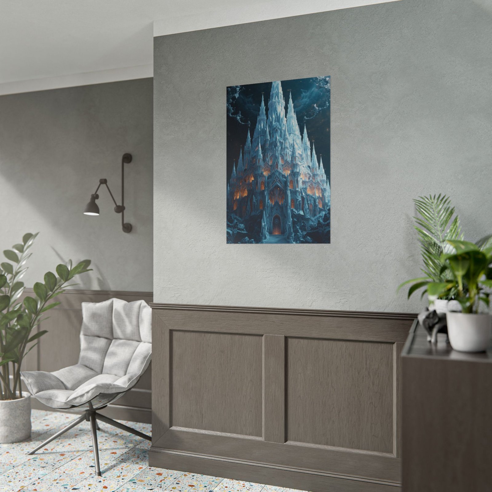 Fantasy Ice Castle Rolled Poster - Image 3