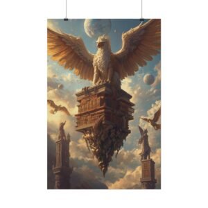 Fantasy Minotaur Rolled Poster.