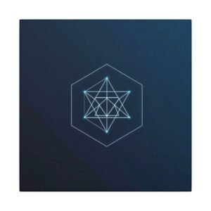 Geometric Sacred Geometry Canvas 12x12"