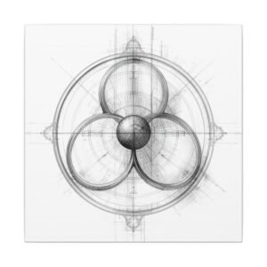 Geometric Mandala Canvas 12x12"