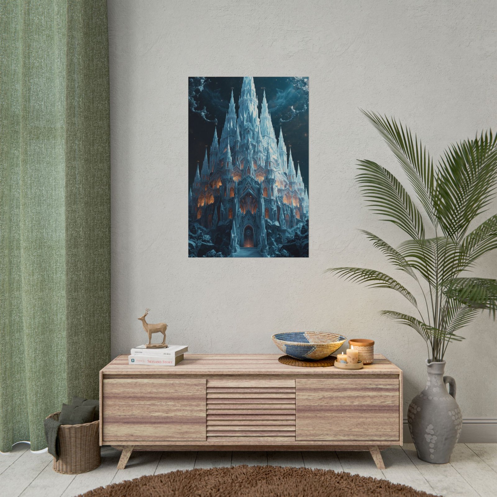 Fantasy Ice Castle Rolled Poster - Image 4