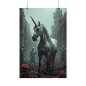 Fantasy Mystical Unicorn Rolled Poster