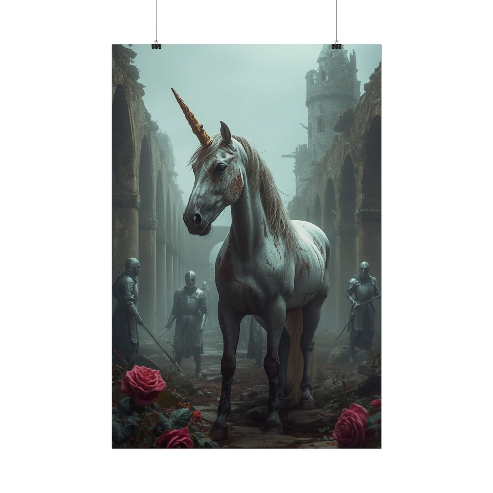 Fantasy Mystical Unicorn Rolled Poster