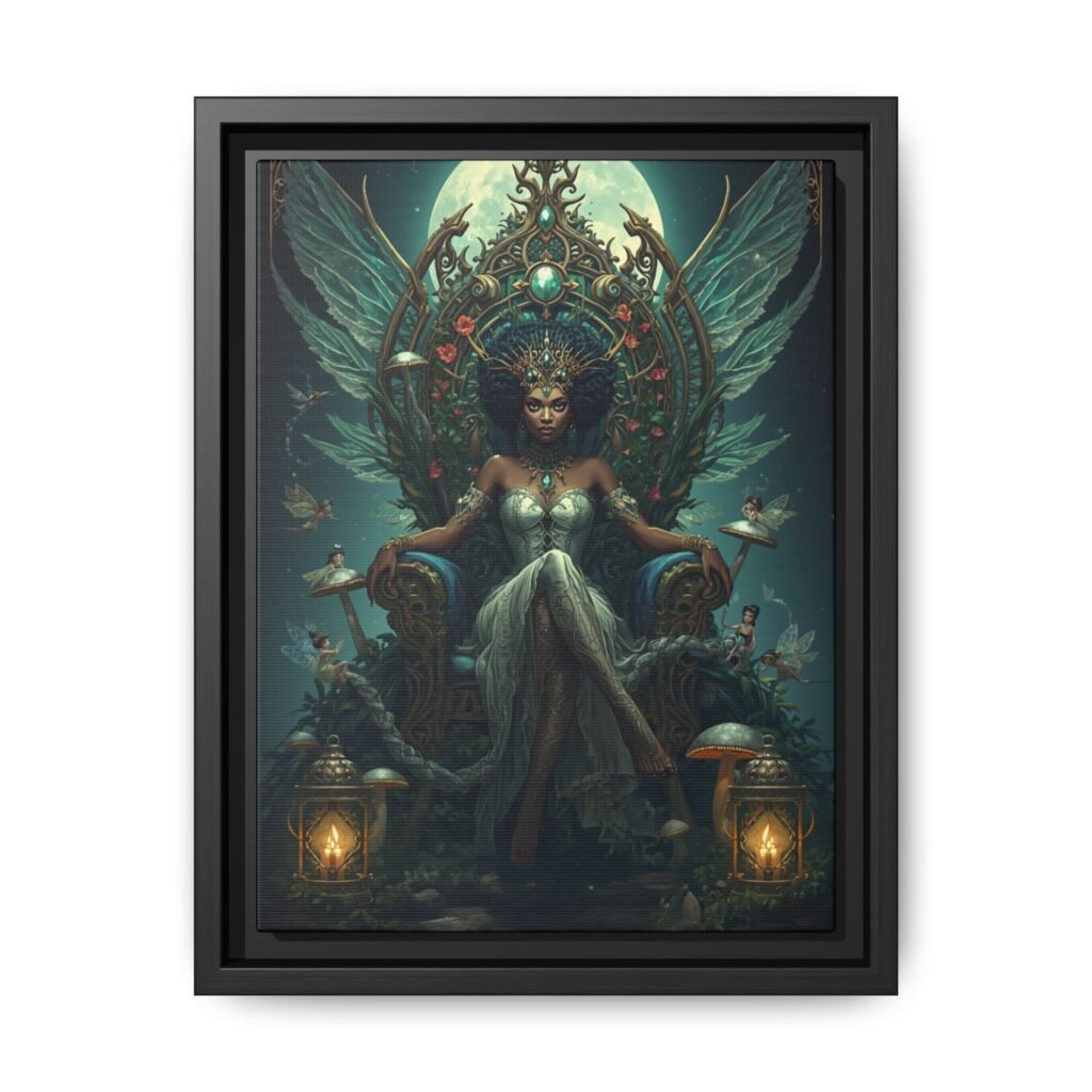 Afrofuturism Moolit Empress Canvas