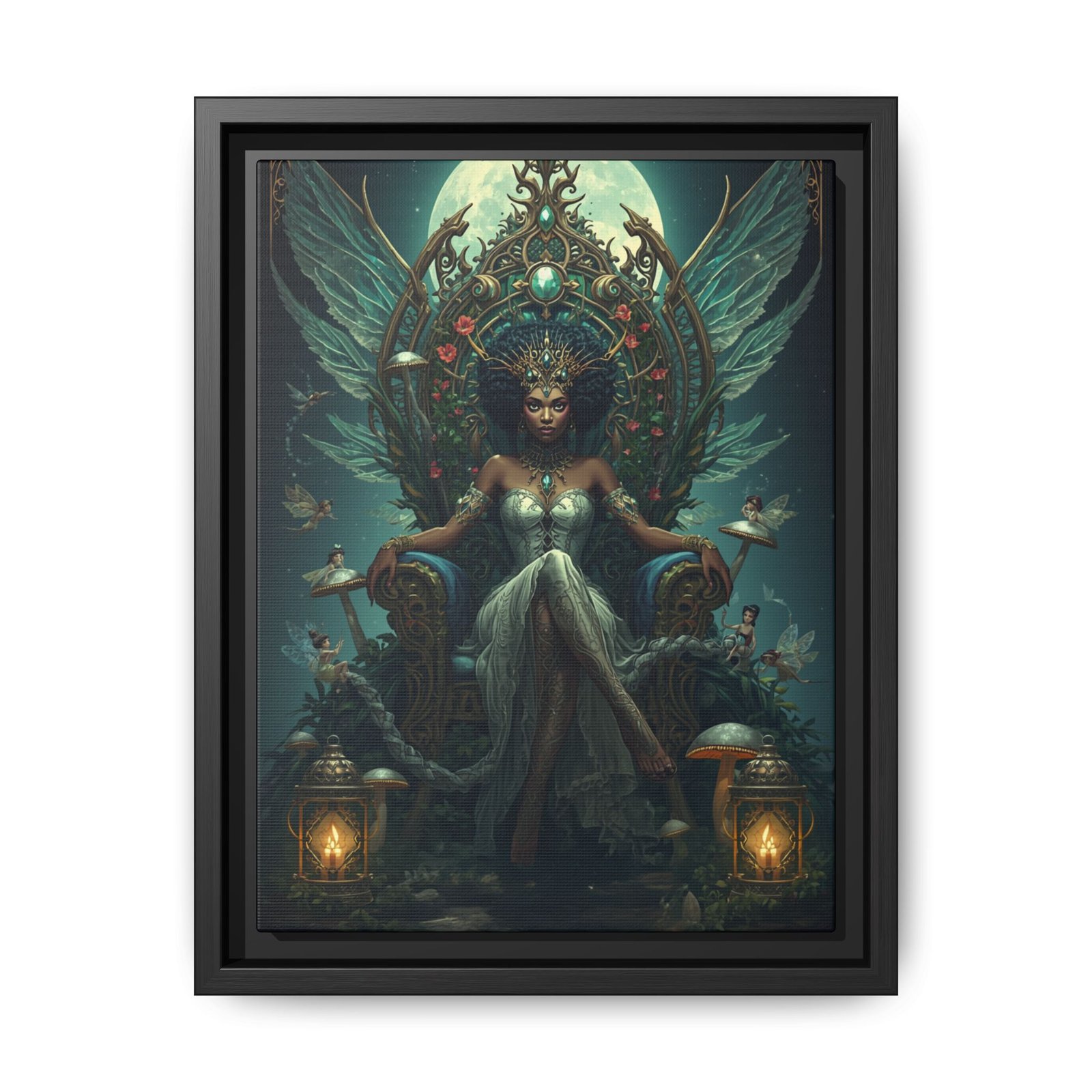 Afrofuturism Moolit Empress Canvas