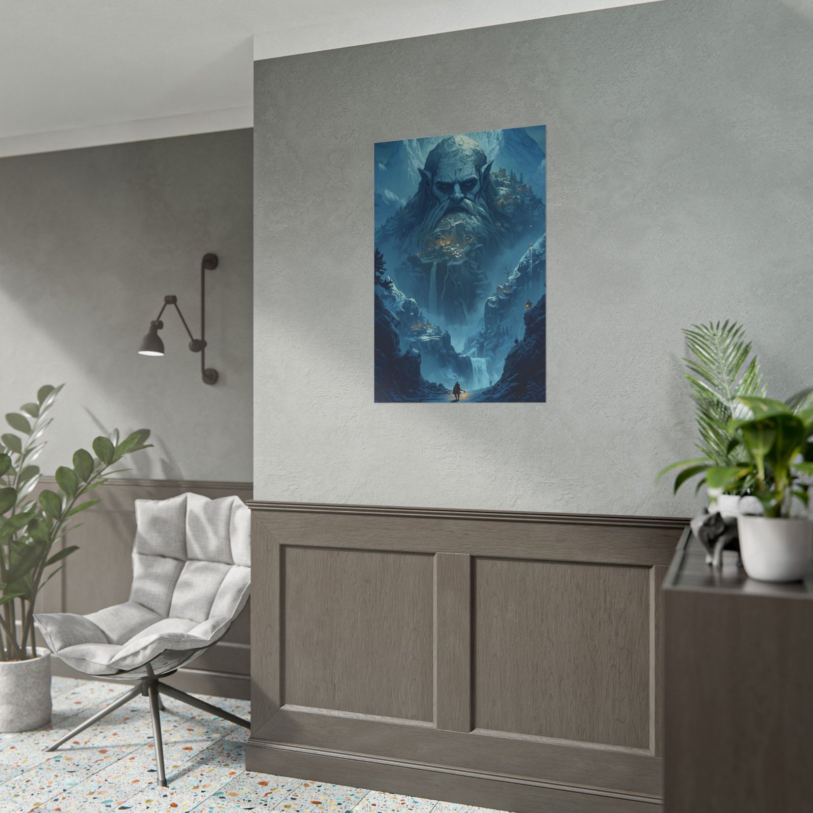 Giant Mountain Guardian Rolled Poster - Image 3