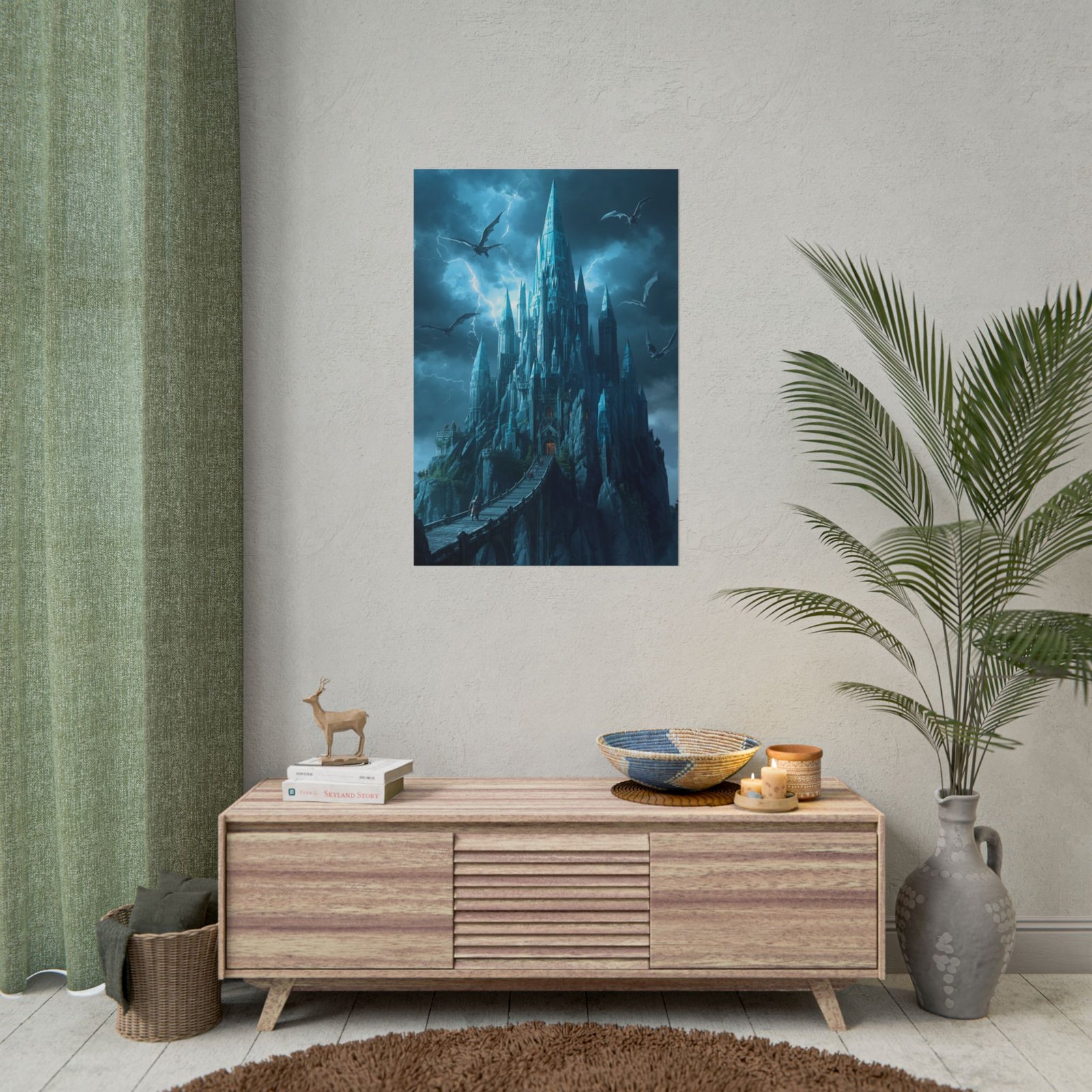 Dragons Gothic Ice Castle Rolled Poster - Image 4