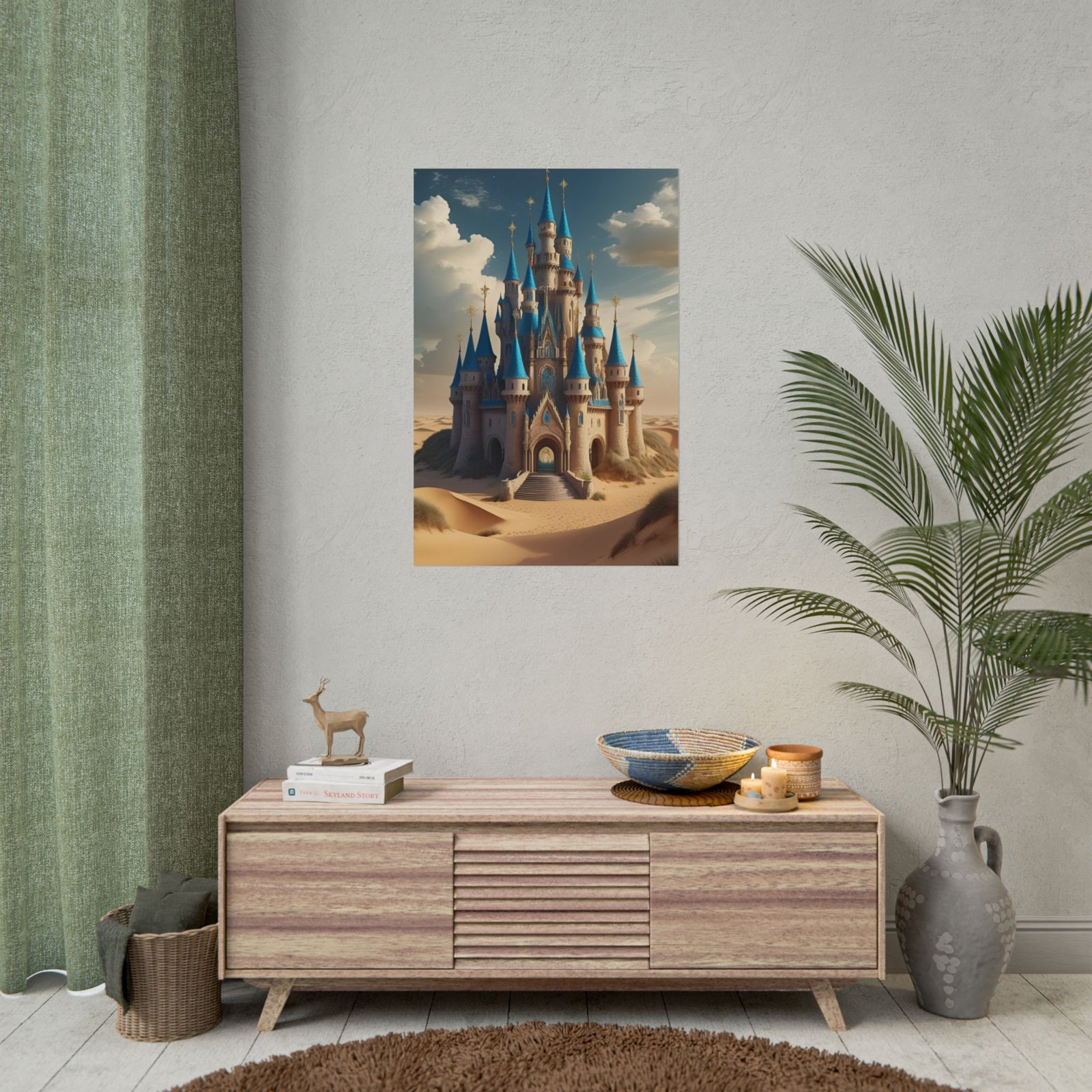 Fantasy Desert Castle Rolled Poster - Image 4