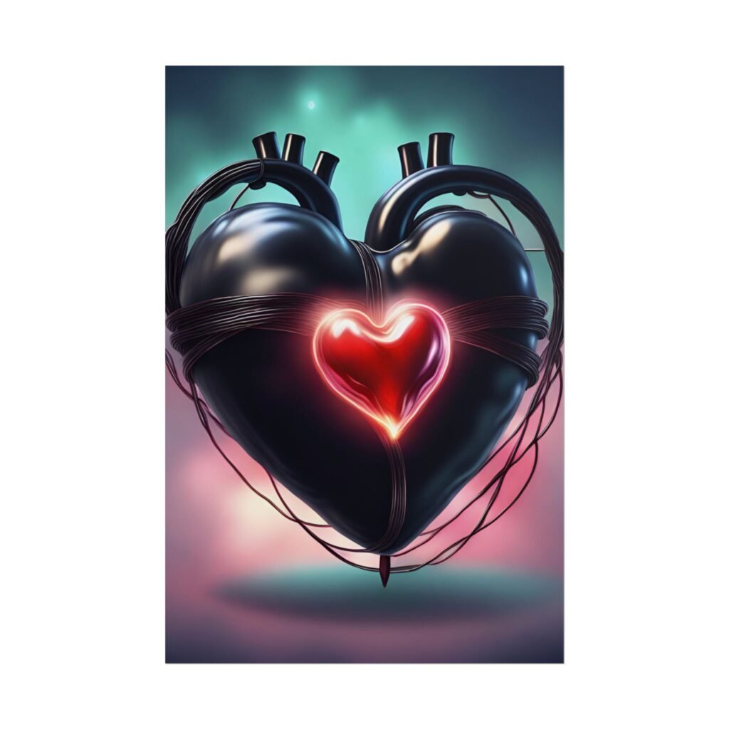 Black Heart Rolled Posters IS_1562