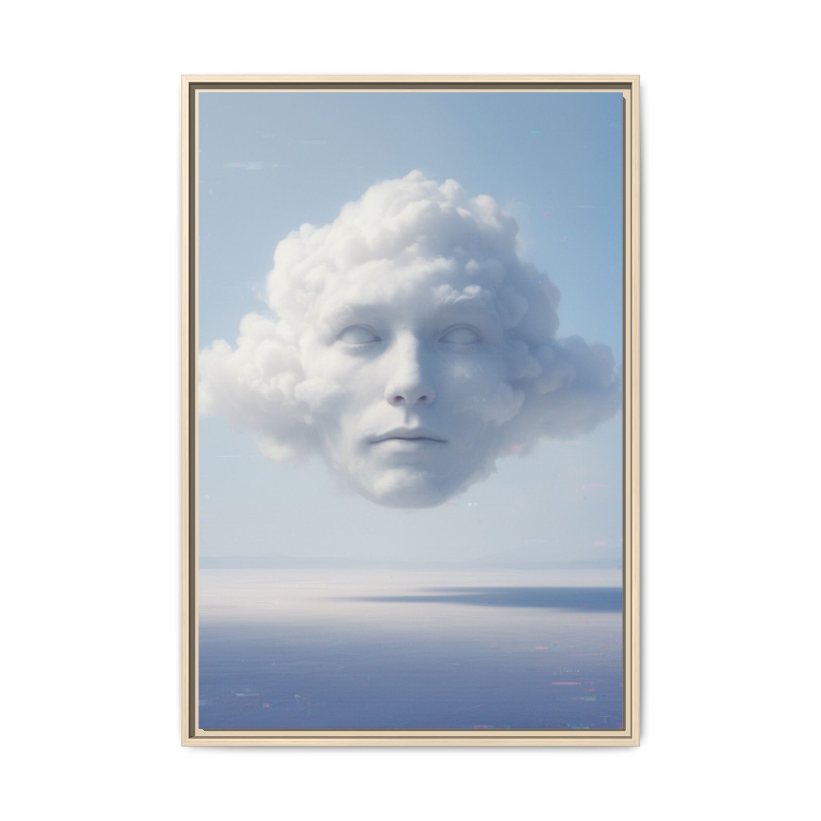IS_6912 Surreal Cloud Dreamy Sky Matte Canvas — Framed 24x36" - Image 5