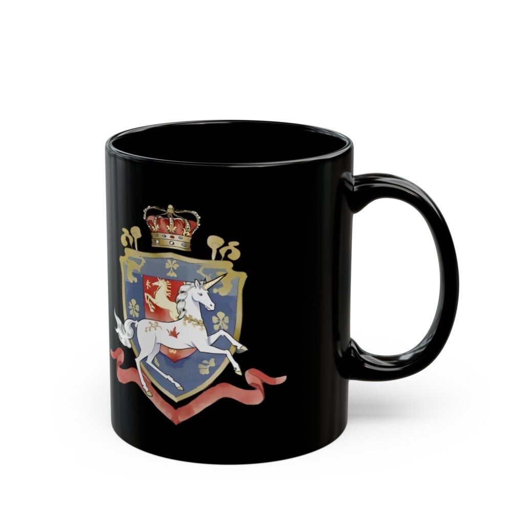 Haus Of Legends LEFT HANDED Black Coffee Cup (11oz & 15oz)
