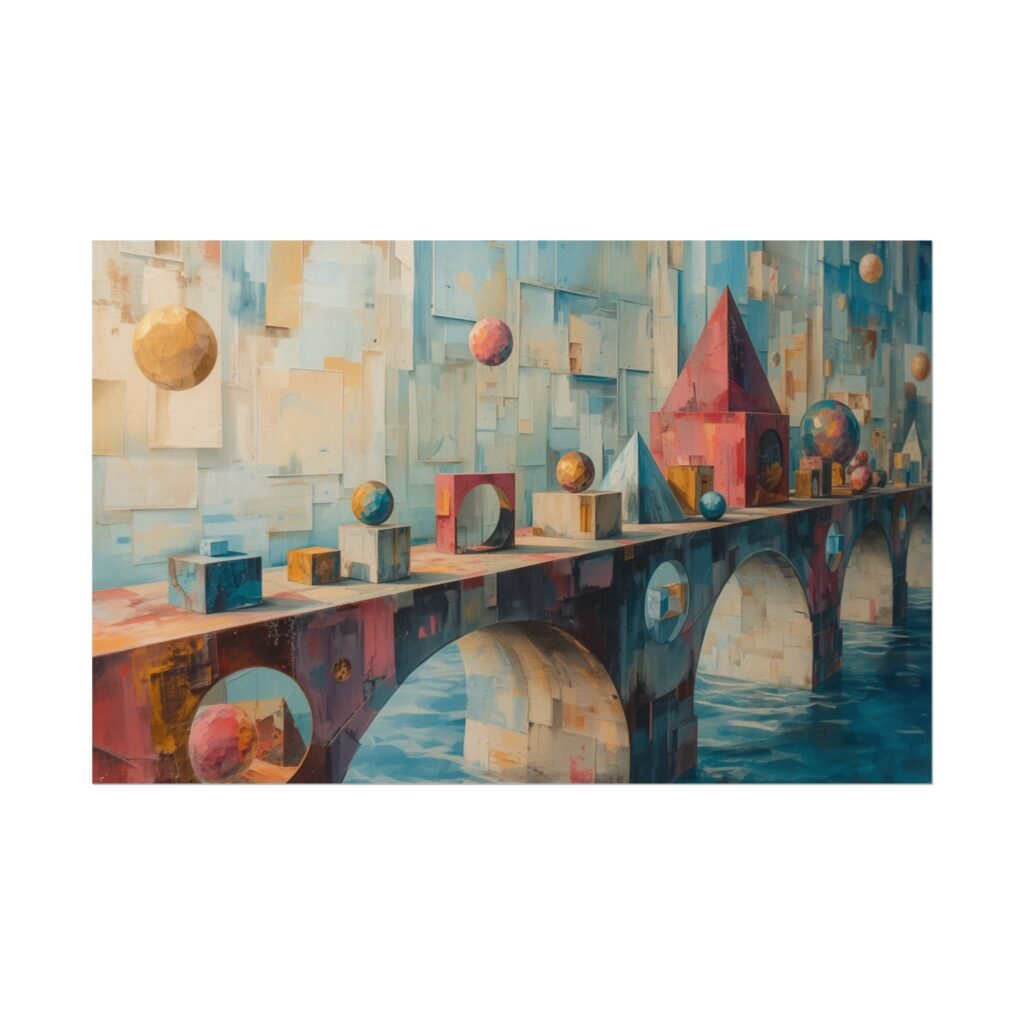 Surreal Textured Watercolor Poster #24 — Textured Matte Art Print