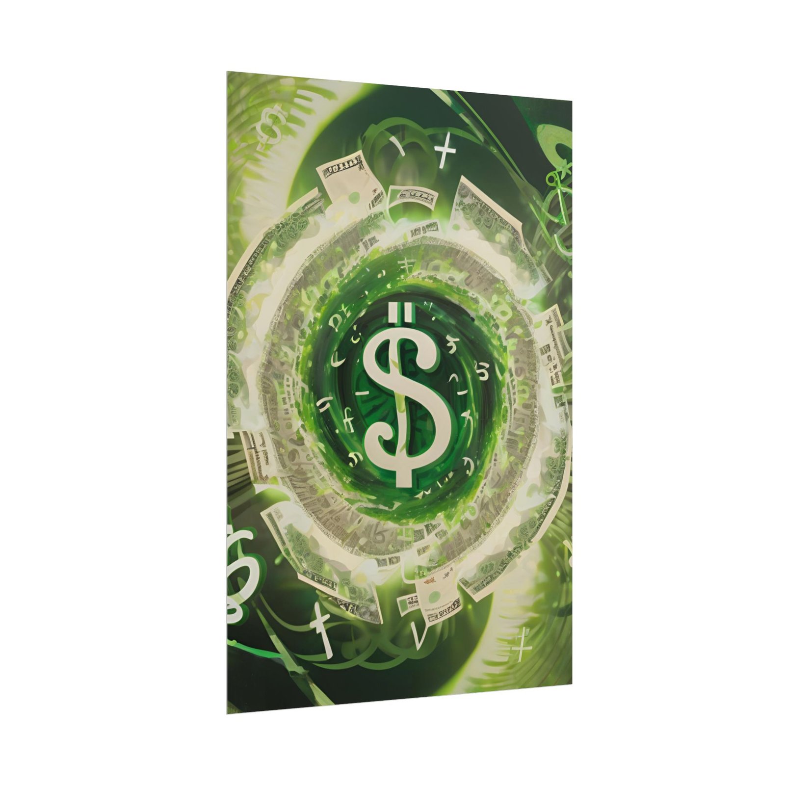 IS_3375 Conceptual Money Rolled Poster - Image 2