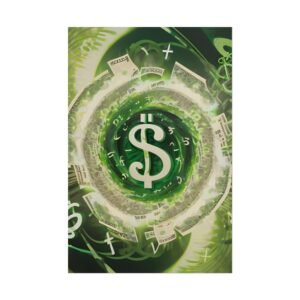 IS_3375 Conceptual Money Rolled Poster