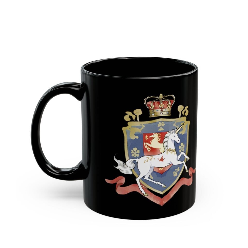 Haus Of Legends RIGHT HANDED Black Coffee Mug