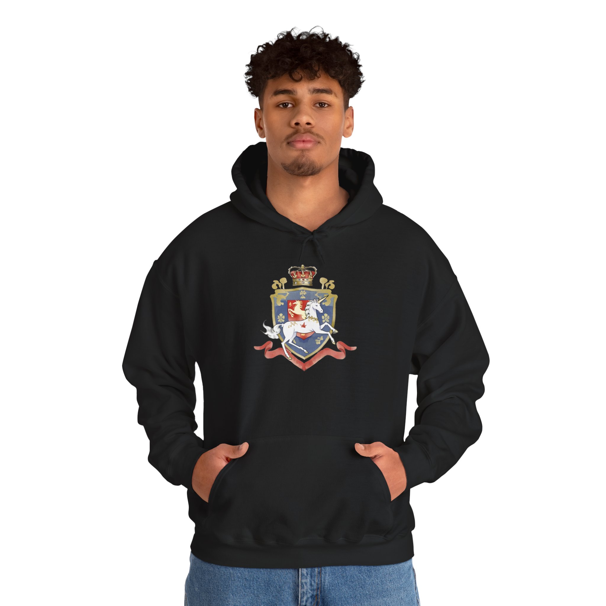 Haus Of Legends Unicorn Crest Hoodie - Image 4
