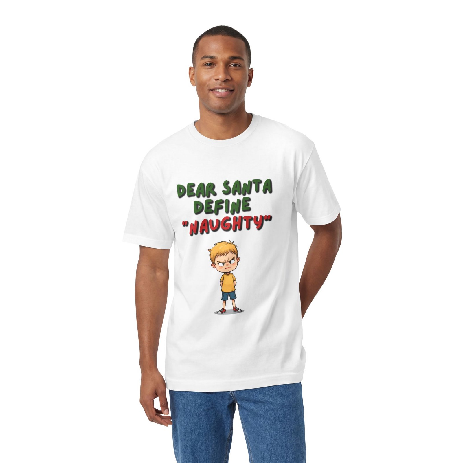 Dear Santa Define "Naughty" Tee — Funny Kids' Christmas T-Shirt - Image 4