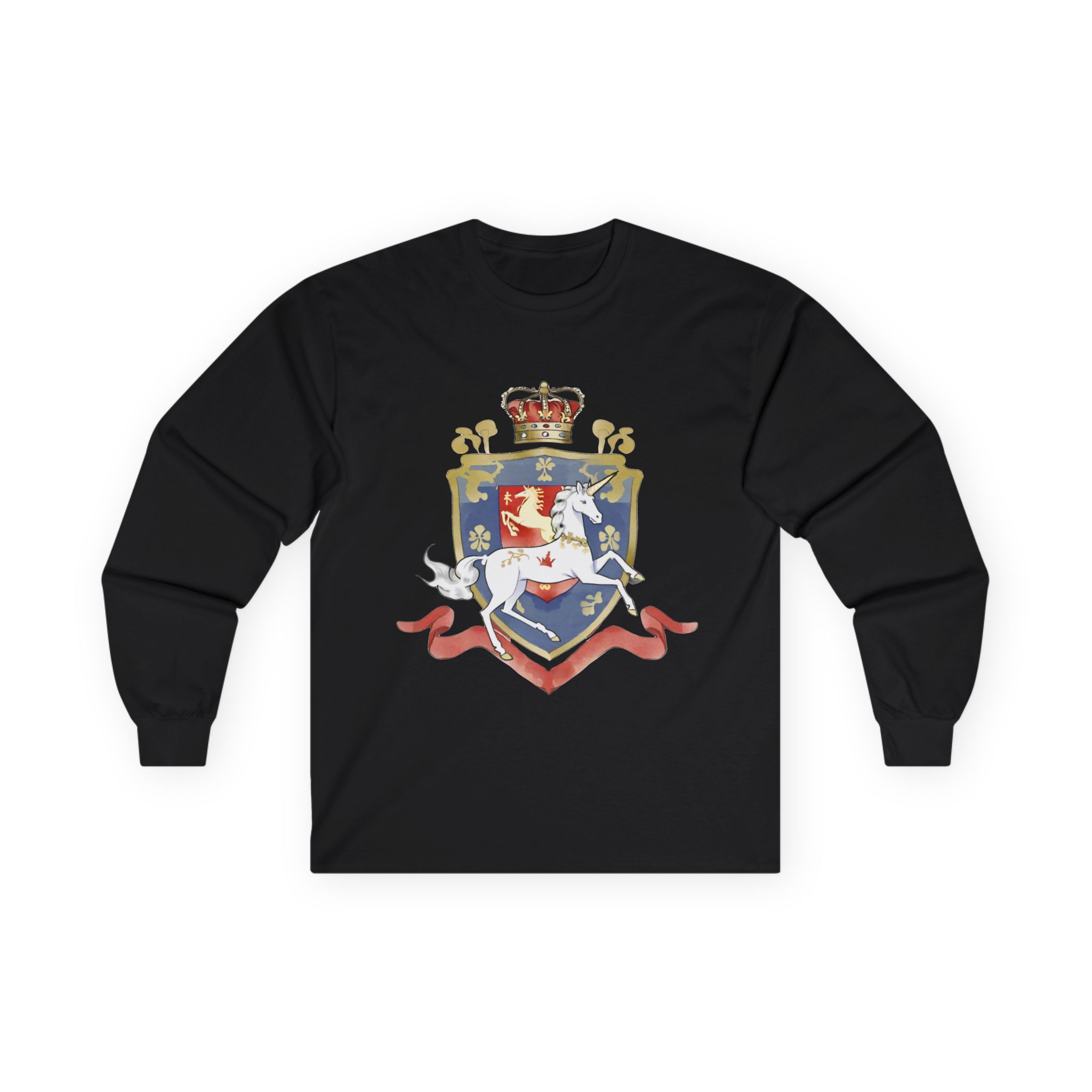 Haus Of Legends Unicorn Crest Long Sleeve Tee - Image 3