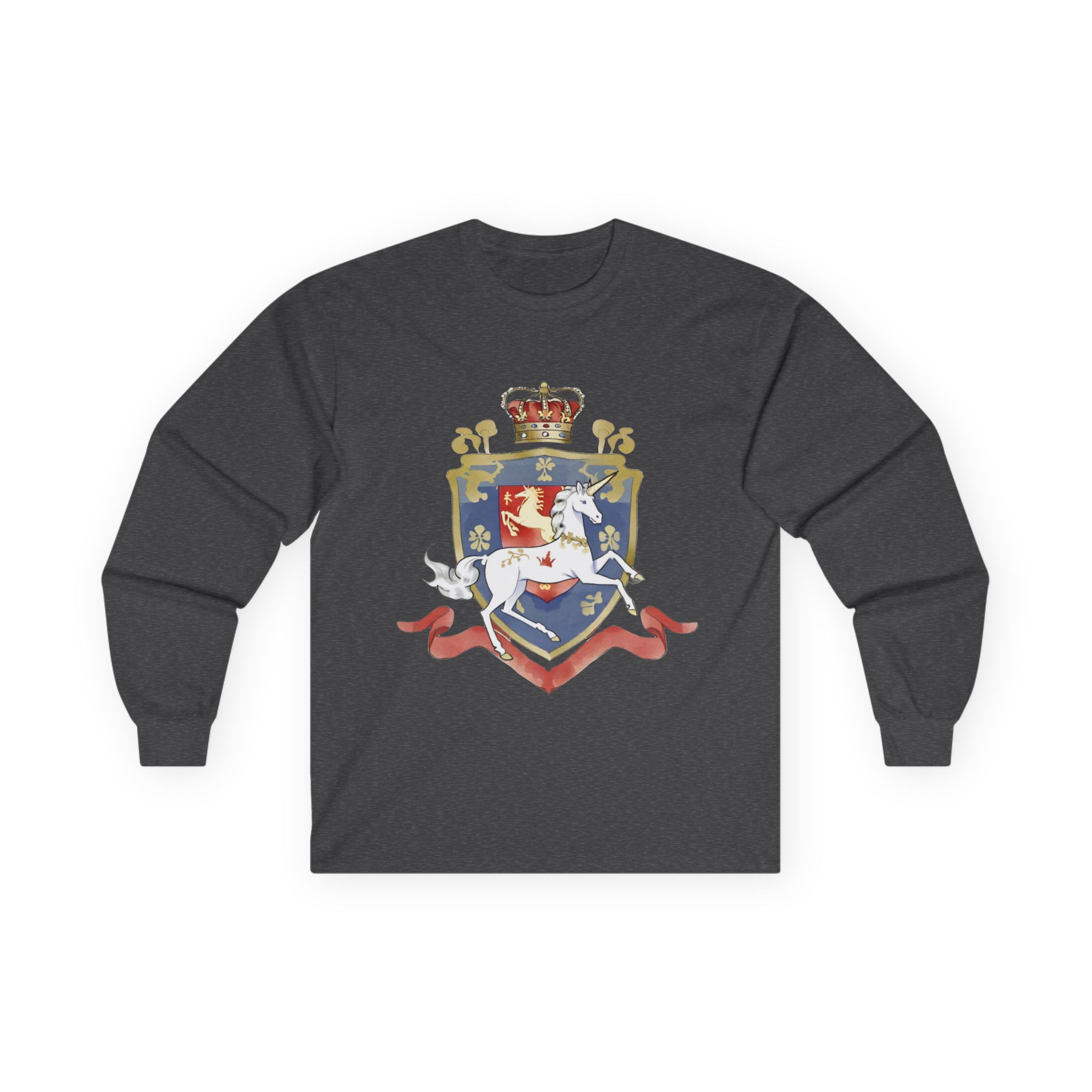Haus Of Legends Unicorn Crest Long Sleeve Tee - Image 7