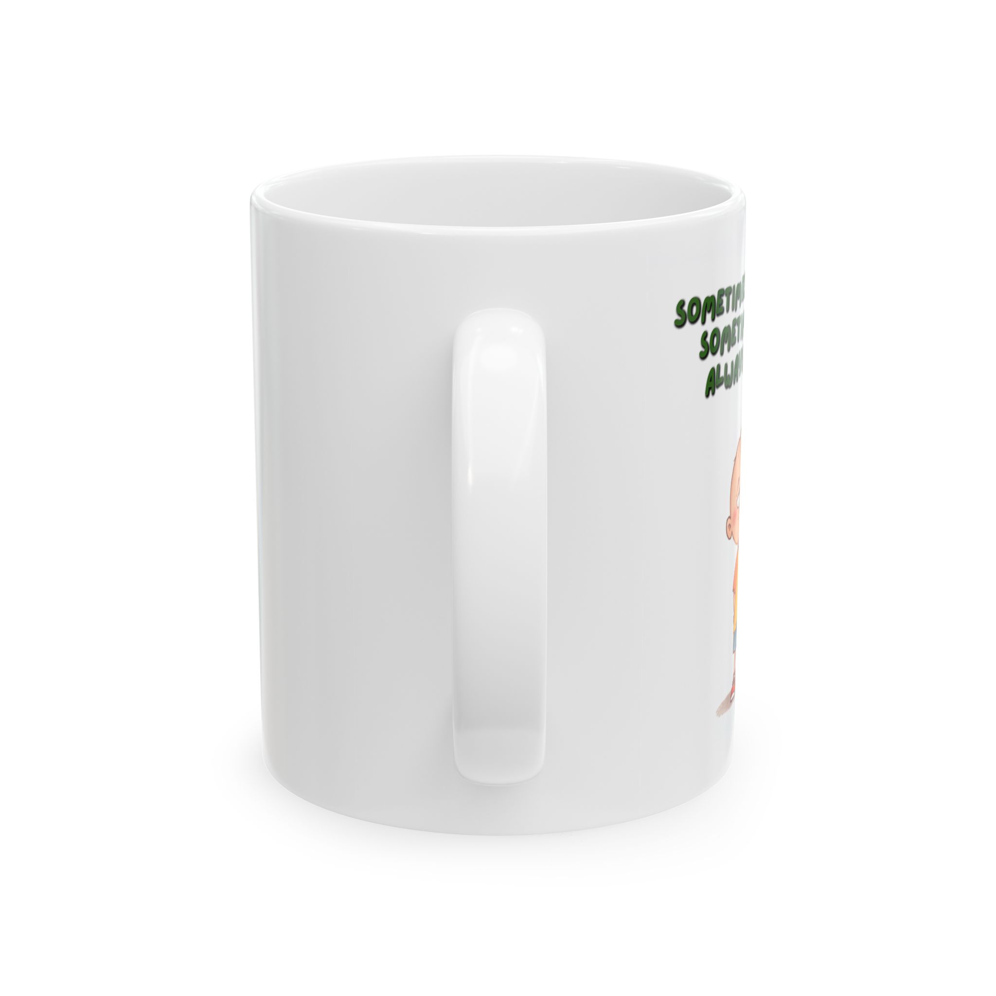 "Sometimes Naughty, Sometimes Nice, Always Loved" Ceramic Coffee Mug, 11oz - Image 2