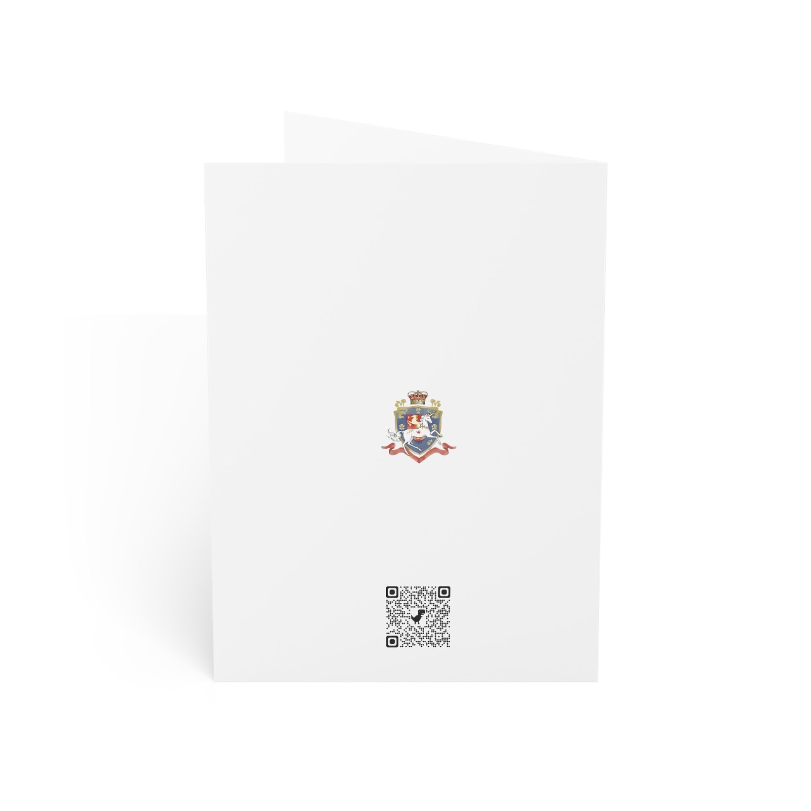"Learning to Find Joy Right Here" Funny Christmas Greeting Card (Single Card with Envelope) - Image 2