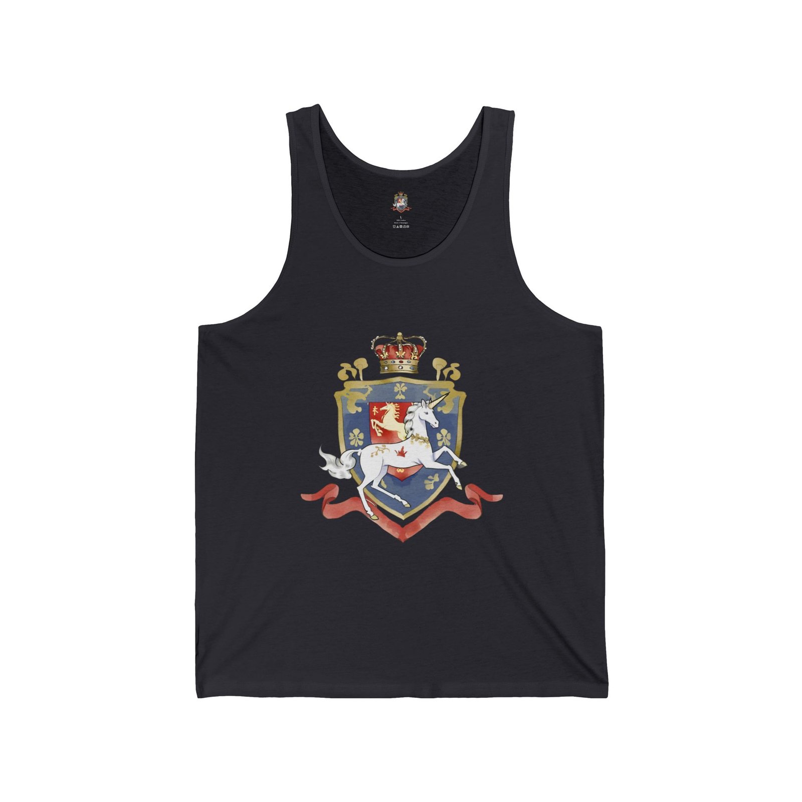 Haus Of Legends Unicorn Crest Jersey Tank - Image 4