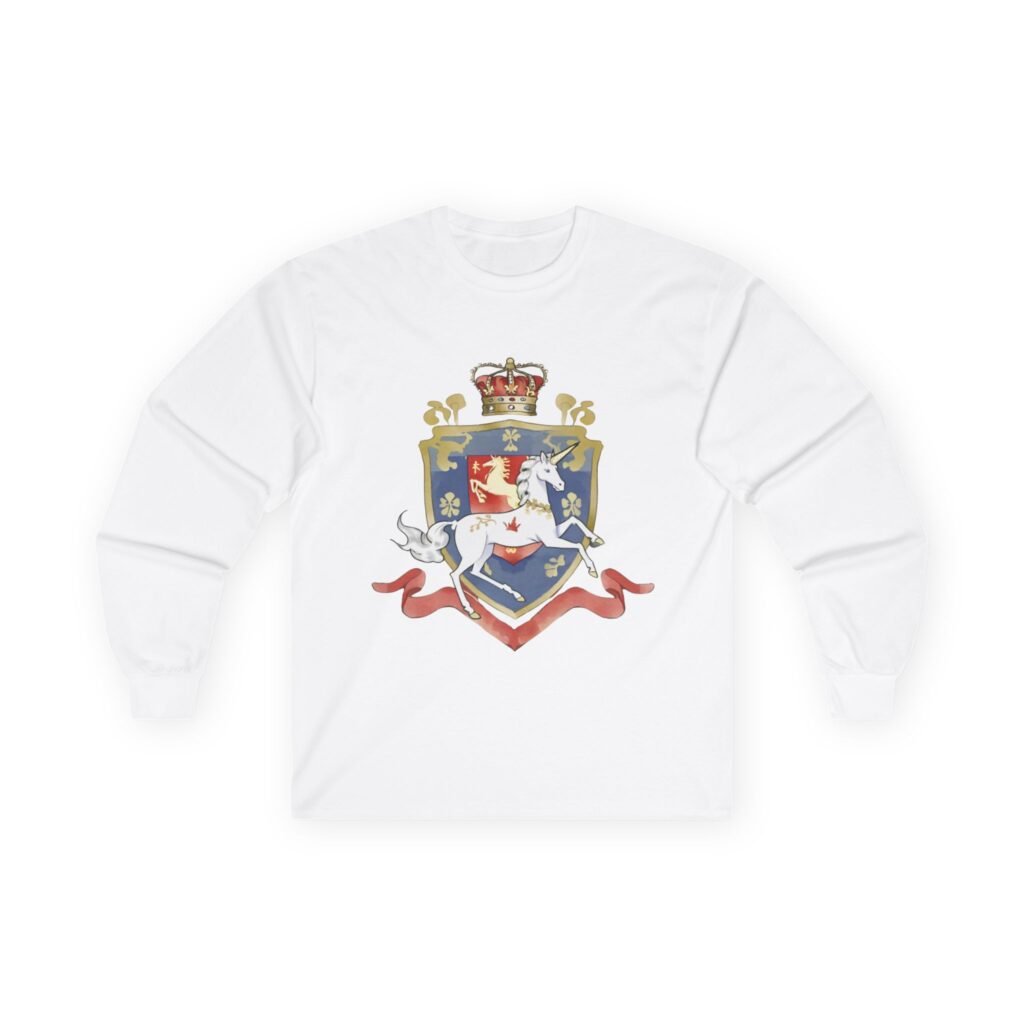 Haus Of Legends Unicorn Crest Long Sleeve Tee