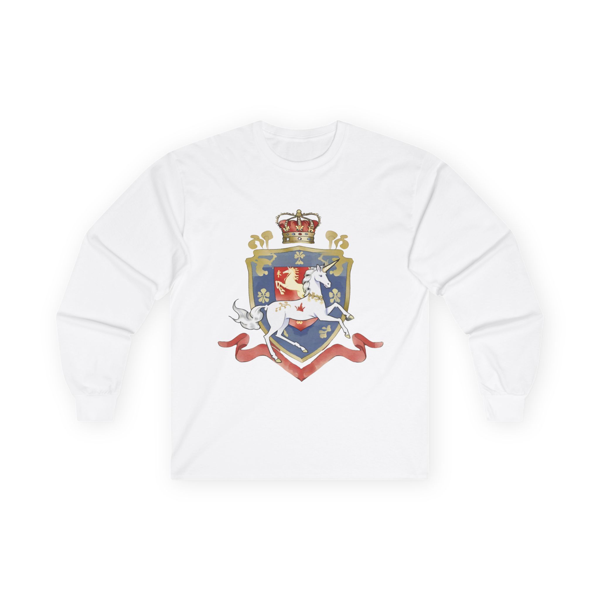 Haus Of Legends Unicorn Crest Long Sleeve Tee