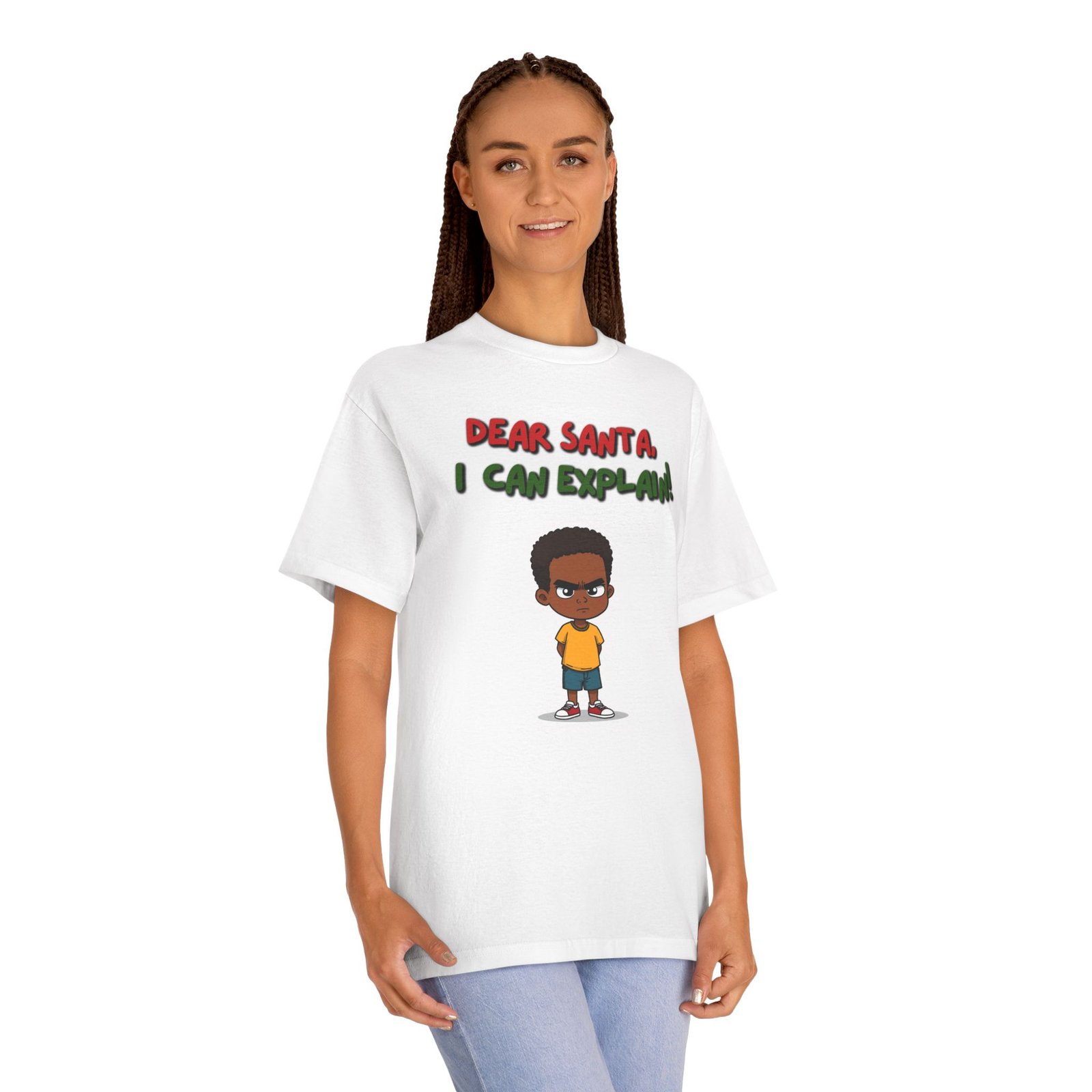 Kids' Christmas Tee - "Dear Santa I Can Explain!" Funny Holiday Shirt - Image 3