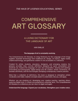Comprehensive Art Glossary Digital Edition
